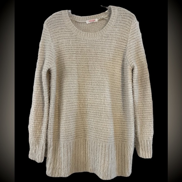 Hit List Oversized Fuzzy Crew Neck Sweater VTG woman Sz S - Picture 1 of 4